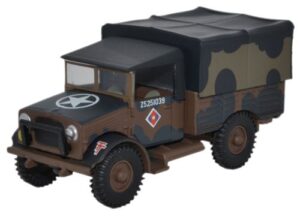 Oxford Diecast 76MWD001 Bedford MWD - British Army Mickey Mouse  - 1:76 Scale