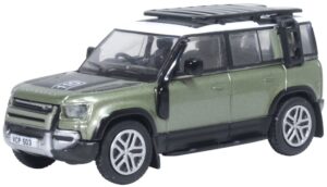 Oxford Diecast 76ND110003 New Defender 110 Pangea Green  - 1:76 Scale