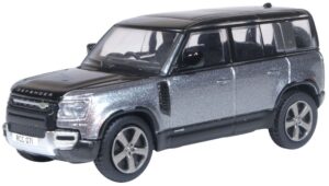 Oxford Diecast 76ND110X002 New Defender 110X Eiger Grey  - 1:76 Scale