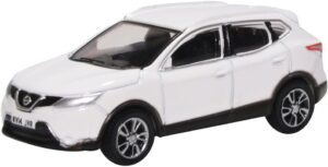 Oxford Diecast 76NQ2001 Nissan Qashqai J11 Storm White  - 1:76 Scale
