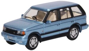 Oxford Diecast 76P38002 Range Rover P38 Monte Carlo Blue  - 1:76 Scale