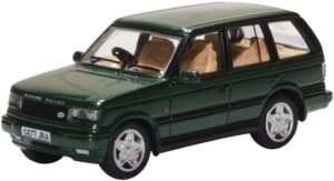 Oxford Diecast 76P38003 Range Rover P38 Epsom Green  - 1:76 Scale
