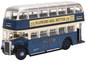 Oxford Diecast 76PD2006 Leyland PD2/12 Stratford Blue  - 1:76 Scale
