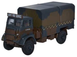 Oxford Diecast 76QLD001 Bedford QLD Army Fire Service  - 1:76 Scale