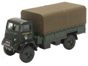 Oxford Diecast 76QLD006 Bedford QLD Wiltshire Fire Brigade Bedford QL - 1:76 Scale
