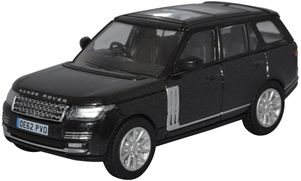 Oxford Diecast 76RAN006 Range Rover Vogue Santorini Black (Prince William) - 1:76 Scale