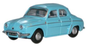 Oxford Diecast 76RD001 Renault Dauphine - Light Blue  - 1:76 Scale
