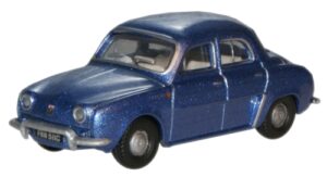 Oxford Diecast 76RD003 Renault Dauphine - Metallic Blue  - 1:76 Scale
