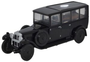 Oxford Diecast 76RDH001 Daimler Hearse - Black  - 1:76 Scale