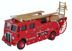 Oxford Diecast 76REG007 AEC Regent Pump Escape Cardiff City Fire S  - 1:76 Scale