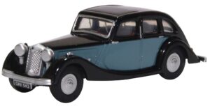 Oxford Diecast 76RK005 Riley Kestrel Blue/Black  - 1:76 Scale