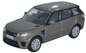 Oxford Diecast 76RRS002 Range Rover Sport SVR Kaikoura Stone  - 1:76 Scale