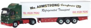 Oxford Diecast 76S143005 Scania 143 40ft Fridge Trailer William Armstrong - 1:76 Scale