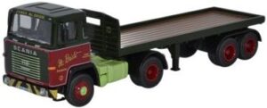 Oxford Diecast 76SC110003 Scania 110 Flatbed Trailer - James McBride  - 1:76 Scale
