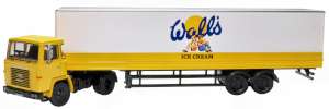 Oxford Diecast 76SC110004 Walls Ice Cream Scania 110 40ft Box Trailer - 1:76 Scale