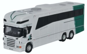 Oxford Diecast 76SCA04HB Scania Topline Horsebox - A W Jenkinson  - 1:76 Scale