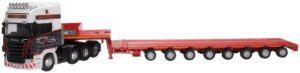 Oxford Diecast 76SCA05LL Scania Topline Nooteboom Low Loader Smiths  - 1:76 Scale