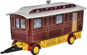 Oxford Diecast 76SCV001 Showmans Caravan Maroon  - 1:76 Scale
