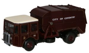 Oxford Diecast 76SD004 Shelvoke & Drewry Dustcart - Coventry  - 1:76 Scale