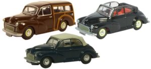 Oxford Diecast 76SET07B Triple Morris Minor Sets - 1:76 Scale