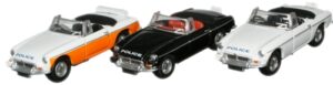 Oxford Diecast 76SET11 MGB Roadster Set (3) Lancashire Police  - 1:76 Scale