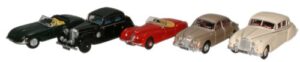 Oxford Diecast 76SET14 Jaguar Collection 5Pc  - 1:76 Scale