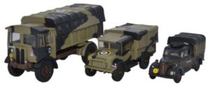 Oxford Diecast 76SET25 Italy 1943 Military Set  - 1:76 Scale