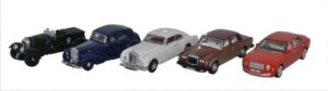 Oxford Diecast 76SET39 5 Piece Bentley Set  - 1:76 Scale