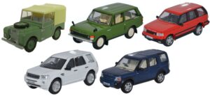 Oxford Diecast 76SET49 5 Piece Land Rover Classic Set  - 1:76 Scale