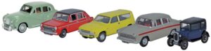 Oxford Diecast 76SET56 5 Piece Austin Set  - 1:76 Scale