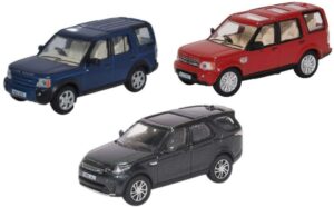 Oxford Diecast 76SET71 Land Rover Discovery Set 3/4/5 (3 Piece)  - 1:76 Scale
