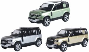 Oxford Diecast 76SET78 New Defender 3 Piece Set 90/110/110X  - 1:76 Scale