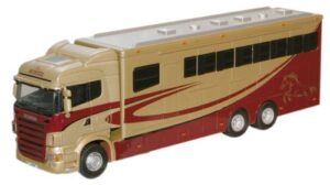 Oxford Diecast 76SHL01HB Scania 420 Highline - Horsebox  - 1:76 Scale