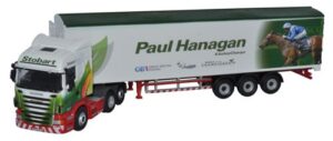 Oxford Diecast 76SHL07WF Scania - Stobart (Paul Hanagan)  - 1:76 Scale