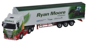 Oxford Diecast 76SHL08WF Scania - Stobart (Ryan Moore)  - 1:76 Scale