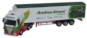 Oxford Diecast 76SHL11WF Scania - Stobart (Andrea Atzeni)  - 1:76 Scale