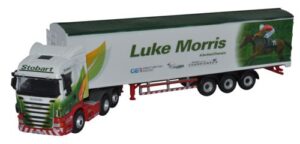 Oxford Diecast 76SHL13WF Scania - Stobart (Luke Morris)  - 1:76 Scale