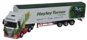 Oxford Diecast 76SHL14WF Scania - Stobart (Hayley Turner)  - 1:76 Scale