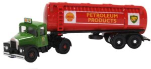 Oxford Diecast 76SHT001 Scammell Highwayman Tanker Shell/BP  - 1:76 Scale