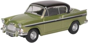Oxford Diecast 76SR007 Sunbeam Rapier MkIII Light Green/Black  - 1:76 Scale