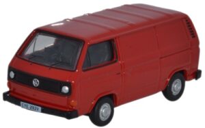 Oxford Diecast 76T25007 VW T25 Van - Orient Red  - 1:76 Scale