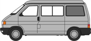 Oxford Diecast 76T4005 VW T4 Westfalia Camper Silver Grey  - 1:76 Scale