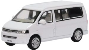 Oxford Diecast 76T5C002 VW T5 California Camper Candy White  - 1:76 Scale