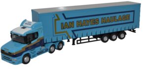 Oxford Diecast 76TCAB009 Scania T Cab Curtainside - Ian Hayes  - 1:76 Scale