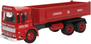 Oxford Diecast 76TIP005 AEC Ergomatic Tipper London Brick Company  - 1:76 Scale