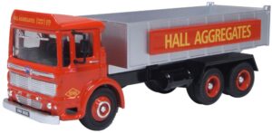 Oxford Diecast 76TIP006 AEC Tipper Hall Aggregates  - 1:76 Scale