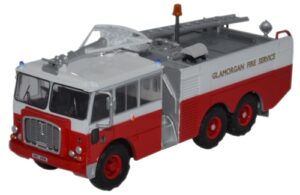 Oxford Diecast 76TN002 Thornycroft Nubian Major Glamorgan Fire Se  - 1:76 Scale