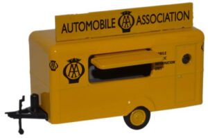 Oxford Diecast 76TR010 Mobile Trailer - AA  - 1:76 Scale