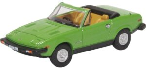 Oxford Diecast 76TR7001 Triumph TR7 Convertible Triton Green  - 1:76 Scale