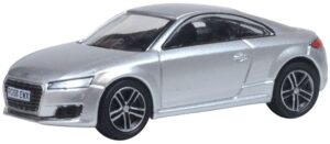 Oxford Diecast 76TT003 Audi TT Coupe Floret Silver  - 1:76 Scale